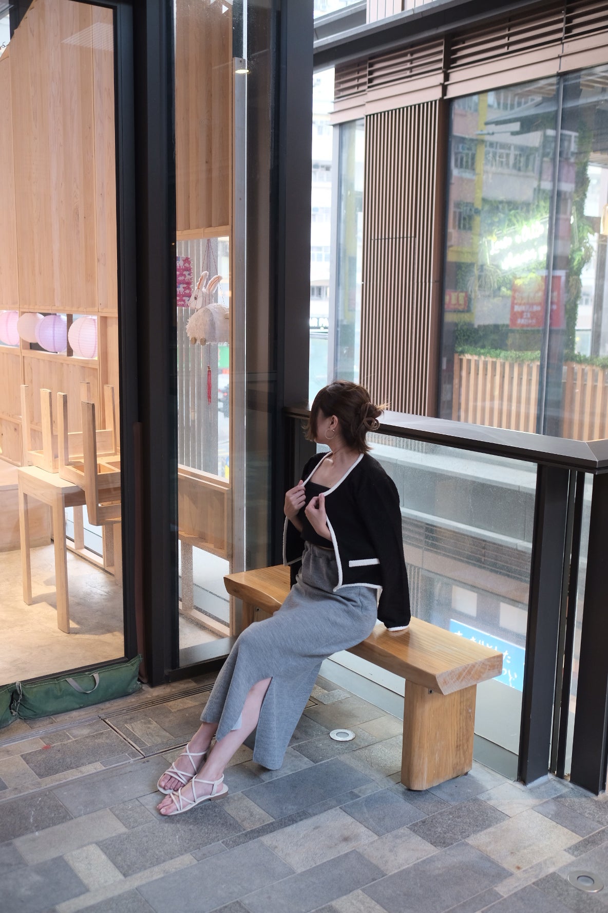 一秒長腿!垂感針織clean cut半身裙