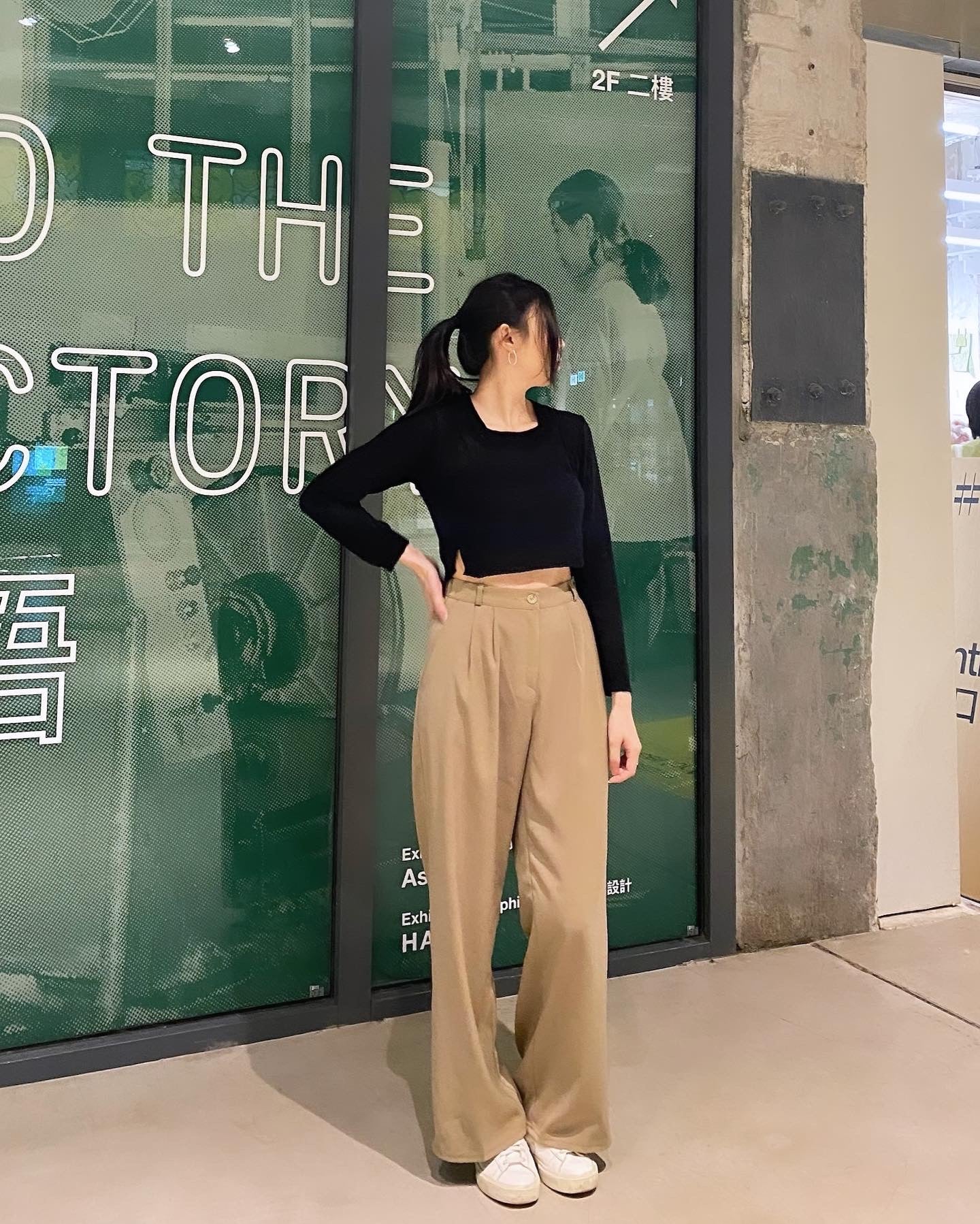 長度自主!俐落超垂感西裝闊褲