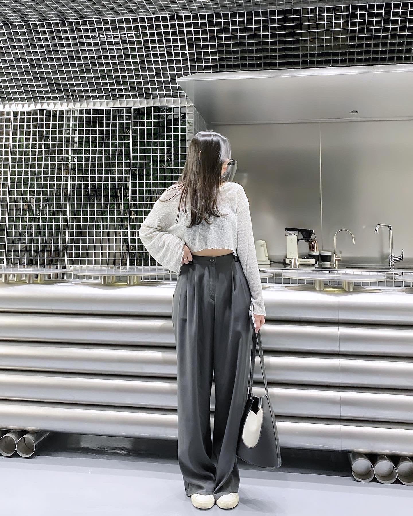 長度自主!俐落超垂感西裝闊褲