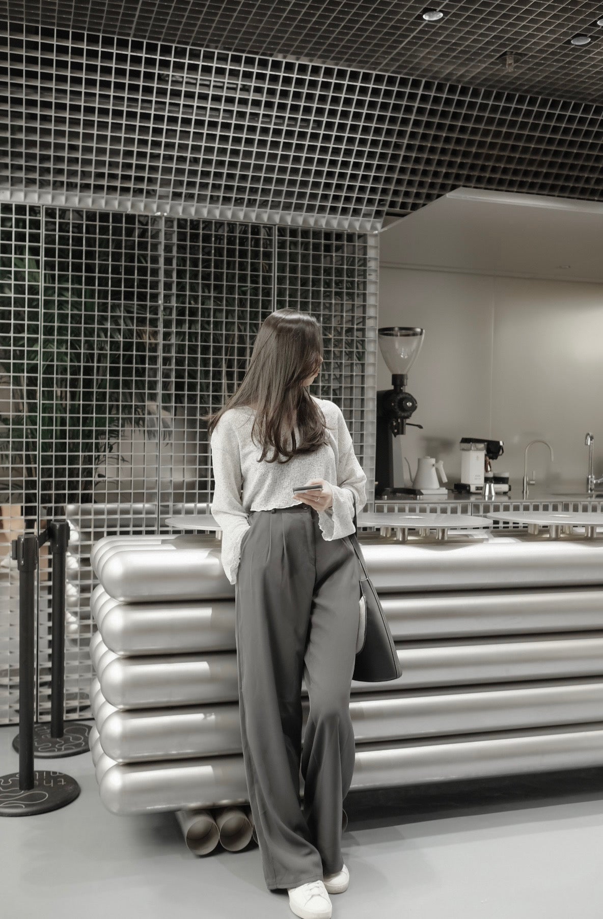 長度自主!俐落超垂感西裝闊褲